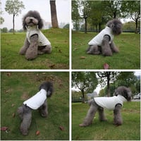 Lovelonglong Vízálló Téli Kutyamellény Fleece Béléssel - Gomb Stílusú Kutyakabát Krém M 4