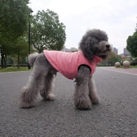 Lovelonglong Vízálló Téli Kutyamellény Fleece Béléssel Gomb Nélkül Pink XL 7