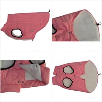 Lovelonglong Vízálló Téli Kutyamellény Fleece Béléssel Gomb Nélkül Pink XL 3