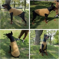 Lovelonglong Vízálló Téli Kutyamellény Fleece Béléssel Gombos Kávé 2XL 6