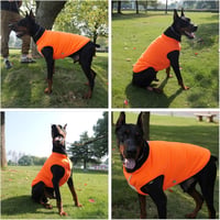 Lovelonglong Vízálló Téli Kutyamellény Fleece Béléssel Narancssárga 2XL 6