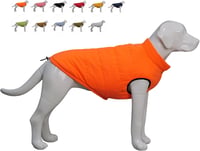 Lovelonglong Vízálló Téli Kutyamellény Fleece Béléssel Narancssárga 2XL 1