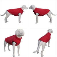 Lovelonglong Vízálló Téli Kutyamellény Fleece Béléssel Piros 2XL 6