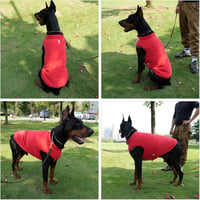Lovelonglong Vízálló Téli Kutyamellény Fleece Béléssel Piros 2XL 5