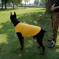Lovelonglong Vízálló Téli Kutyamellény Fleece Béléssel Sárga 2XL 8