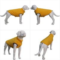 Lovelonglong Vízálló Téli Kutyamellény Fleece Béléssel Sárga 2XL 6