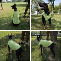 Lovelonglong Vízálló Téli Kutyamellény Fleece Béléssel Zöld 2XL 7