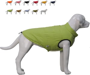Lovelonglong Vízálló Téli Kutyamellény Fleece Béléssel Zöld 2XL
