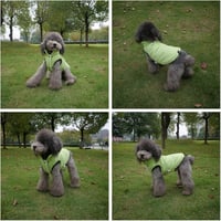 Lovelonglong Vízálló Téli Kutyamellény Fleece Béléssel Zöld 2XL 5