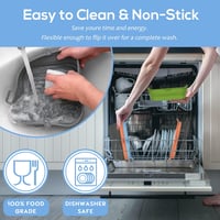 Insert silicon pliabil pentru friteuză cu aer cald Loveuing, pentru aparate de 5,5-7,6 L - gri - 21,6 cm - 2 buc. 4