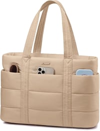 LOVEVOOK 17.3 Colos Női Laptop Táska Khaki Shopper Táska Munkához és Iskolához 1