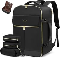 LOVEVOOK 40L Utazási Hátizsák Férfiaknak és Nőknek, Vízálló Laptop Hátizsák 17 Colos, Repülőgépes Kézipoggyász 1