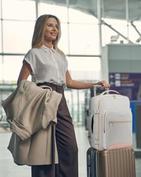 Lovevook 40L utazási hátizsák repülőgéphez, vízálló laptop hátizsák nőknek 7