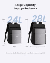 Rucsac LOVEVOOK pentru femei și bărbați, rucsac școlar pentru laptop de 17,3 inchi pentru adolescenți 6
