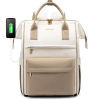 LOVEVOOK női hátizsák 15,6 colos laptoptartóval, vízálló - khaki 1