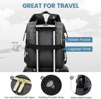 LOVEVOOK Női Laptop Hátizsák 15,6" Laptoptartóval, Vízálló Üzleti Hátizsák USB Töltőporttal, Lopásbiztos Iskolatáska Utazáshoz, Munkához 4