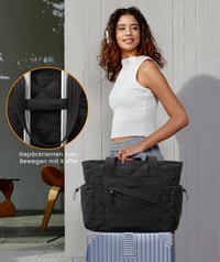 LOVEVOOK Női Shopper Táska 15.6" Laptop Táska Munka Iskolai Utazási Táska 8