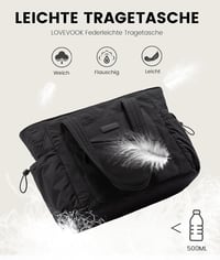 LOVEVOOK Női Shopper Táska 15.6" Laptop Táska Munka Iskolai Utazási Táska 3