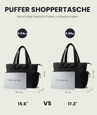LOVEVOOK Női Shopper Táska 15.6" Laptop Táska Munka Iskolai Utazási Táska 5