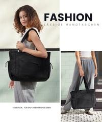 LOVEVOOK Női Shopper Táska 15.6" Laptop Táska Munka Iskolai Utazási Táska 2