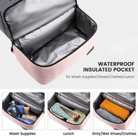 LOVEVOOK Rolltop Női Hátizsák Cipőtartó Rekesszel - Vízálló 17 Colos Laptop Táska Utazáshoz, Iskolába, Túrázáshoz, USB Töltőporttal (Szürke- 2