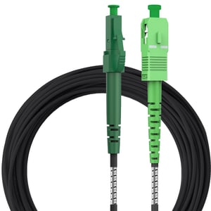 LovYiu oklopljeni optički patch kabel: 2x LC APC–SC APC single-mode simplex LSZH 30m