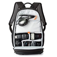 Lowepro Tahoe 150 foto batoh pre DSLR a 10-palcový tablet, s nastaviteľným interiérom, čierny 5