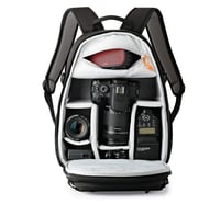 Lowepro Tahoe 150 foto batoh pre DSLR a 10-palcový tablet, s nastaviteľným interiérom, čierny 10
