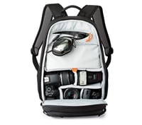 Lowepro Tahoe 150 foto batoh pre DSLR a 10-palcový tablet, s nastaviteľným interiérom, čierny 9