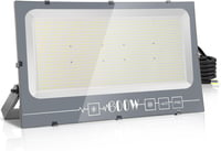 loyal 600W LED Reflektor, 60000 Lumen, 6000K Hideg Fehér, IP66 Vízálló Kültéri Világítás, Alumínium Házas Fényvető Kerthez, Építkezéshez, Ip 1