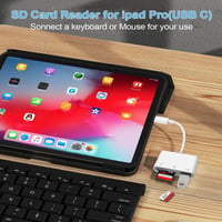 Čítačka kariet Loydia USB-C s dvojitým slotom pre SD a TF karty, Plug and Play, adaptér na pamäťové karty kompatibilný s SDXC, SDHC a Micro SDXC 6