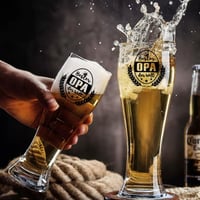 LOZACHE Nagypapa Sörös Pohár 0,5L "Legjobb OPA" Ajándék Férfiaknak 5