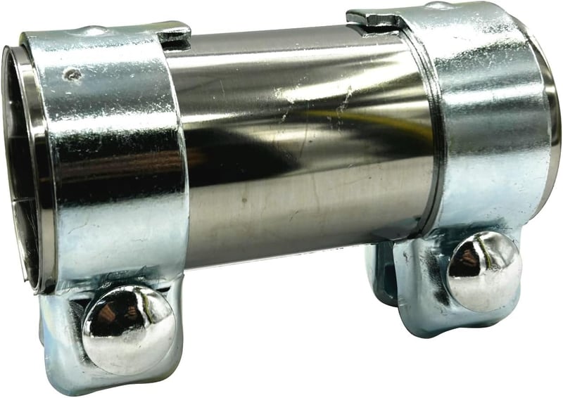 LPFIDI Kipufogó Csőcsatlakozó Bilincs 50x125mm Univerzális Ezüst