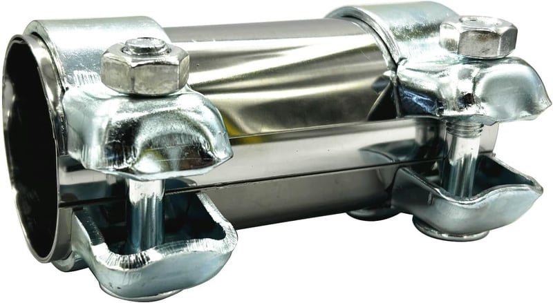 LPFIDI Kipufogó Csőcsatlakozó Bilincs 50x125mm Univerzális Ezüst