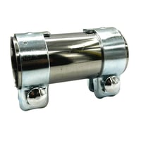LPFIDI obujmica za ispušnu cijev od nehrđajućeg čelika - srebrna - Ø 50x125 mm 1