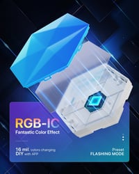 Lphianx Smart Hexagon LED Panel 9 db RGB Zenevetítés Alexa Google kompatibilis 4
