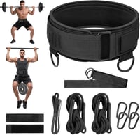 LPQKCcY 4 az 1-ben súlyemelő húzószíj merülőheveder fekete, súlyos felhúzáshoz, guggoláshoz, felhúzáshoz, hip thrust-hoz 1