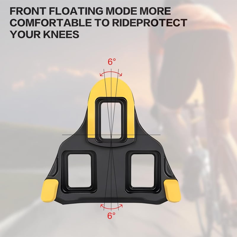 LPZMPZ Shimano SM-SH11 SPD SL Kerékpár Pedál Talpak Sárga Verseny Cipőhöz