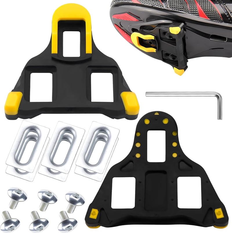 LPZMPZ Shimano SM-SH11 SPD SL Kerékpár Pedál Talpak Sárga Verseny Cipőhöz