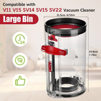 Recipient de praf de schimb pentru Dyson V11 / V15 / SV14 / SV15 / SV22 2