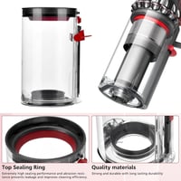 Recipient de praf de schimb pentru Dyson V11 / V15 / SV14 / SV15 / SV22 4