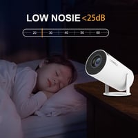LQWELL HY300 PRO 4K Mini Projektor WiFi 6 Android 11 Hordozható Otthoni Kültéri 7