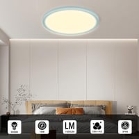 LQWELL LED mennyezeti lámpa IP44 vízálló kék 18W 3000K 3
