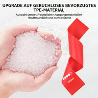 Set 5 Benzi Elastice Fitness Lrocotanc - Benzi de Rezistență pentru Antrenament - Benzi Fitness pentru Yoga și Dezvoltare Musculară - Cu Husă de Transport și Ghid de Antrenament 5
