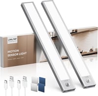 LROLTEF LED szekrénylámpa mozgásérzékelővel 21cm újratölthető dimmer - 6500K 21CM*2 1