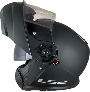 Cască moto modulară LS2 Strobe 2 ECE 22.06 - negru mat - mărimea M (57/59 cm)