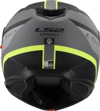 LS2 STROBE II MONZA matt fekete HV sárga bukósisak motorkerékpár klappos M 7