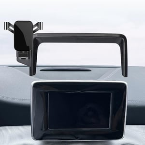LSXEL auto držač za mobitel kompatibilan s Mercedes A-klasom W176 i B-klasom W246 2011-2018, crni