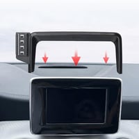 Držiak na telefón LSXEL kompatibilný s Mercedes triedy A W176 a triedy B W246 2011-2018, čierny 3