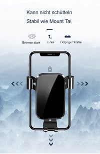 Držiak na telefón LSXEL kompatibilný s Mercedes triedy A W176 a triedy B W246 2011-2018, čierny 8